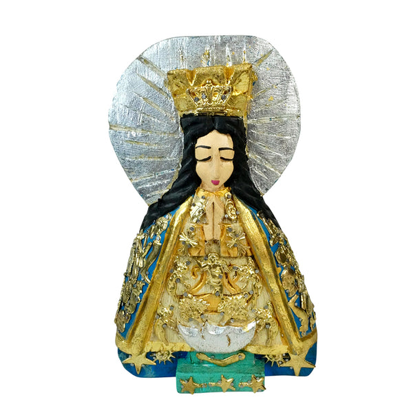 Milagros: Our Lady of Health Sculpture Woodcarved