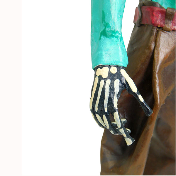 Palacios Lugo: Papier Mache Day of the Dead Cotton Candy Seller