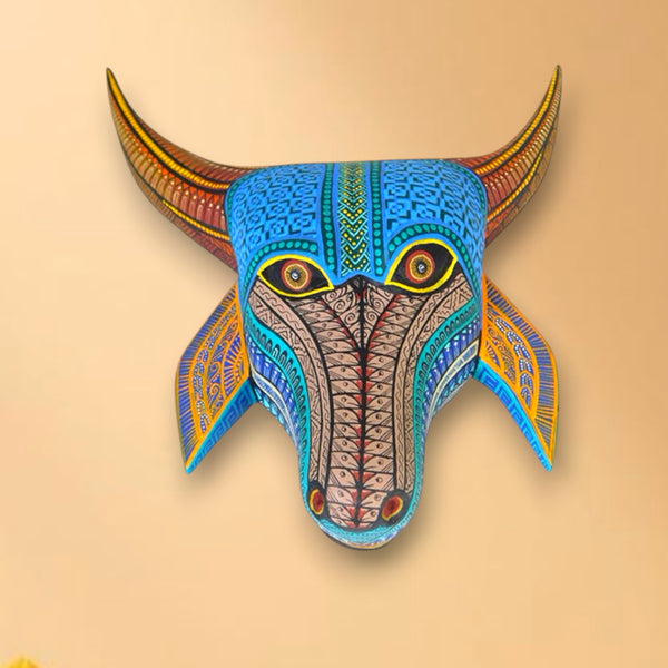 Miguel Xuana: Copal Wood Bull Mask