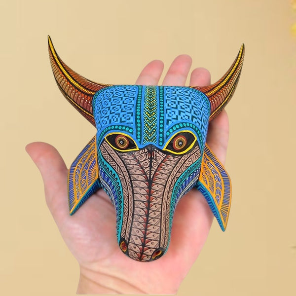 Miguel Xuana: Copal Wood Bull Mask