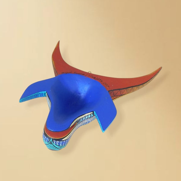 Miguel Xuana: Copal Wood Bull Mask