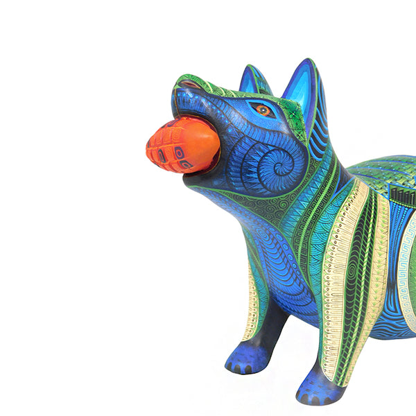 Isabel Fabian: Colima Dog Woodcarving
