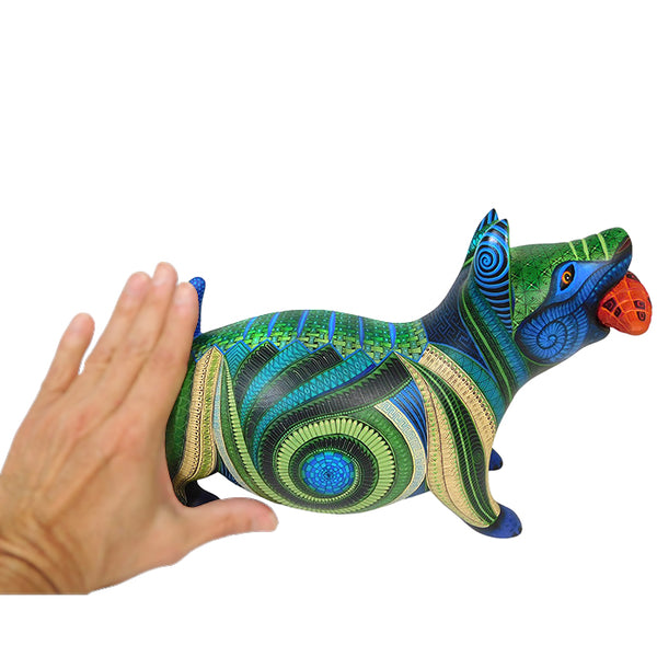 Isabel Fabian: Colima Dog Woodcarving