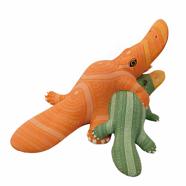 ON SALE Rocio Fabian: Splendid Platypus & Baby Sculpture