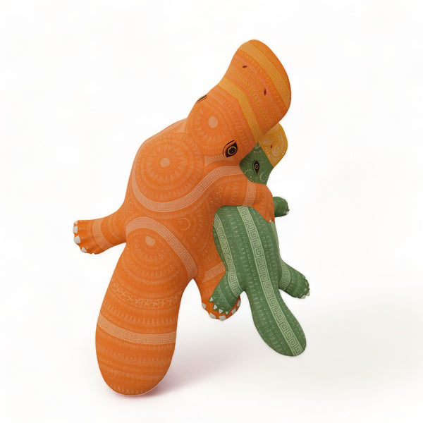 ON SALE Rocio Fabian: Splendid Platypus & Baby Sculpture