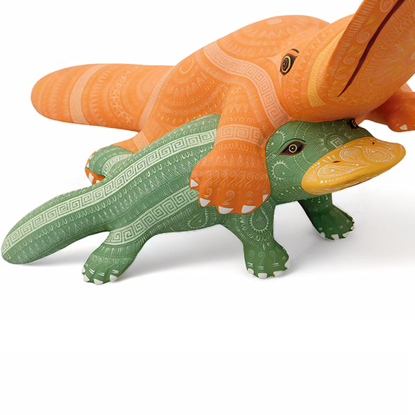 ON SALE Rocio Fabian: Splendid Platypus & Baby Sculpture