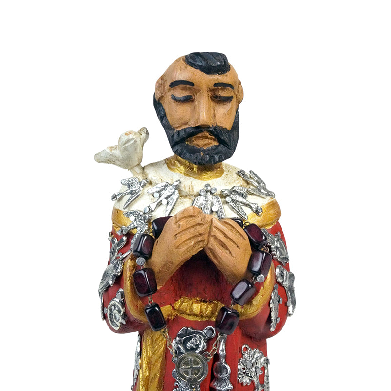 Milagros: St. Francis of Assisi Sculpture Woodcarved