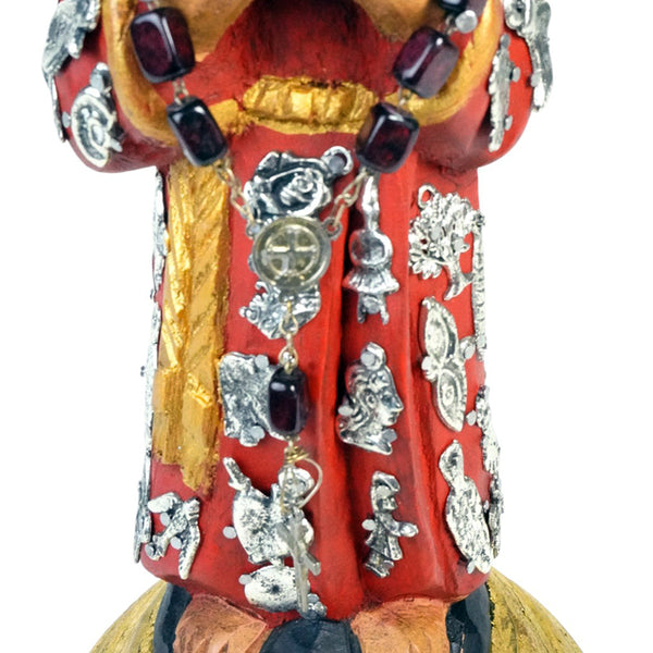 Milagros: St. Francis of Assisi Sculpture Woodcarved