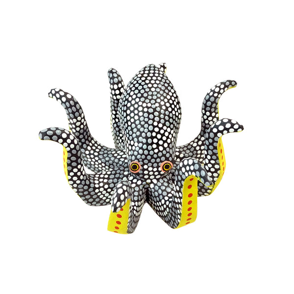 Saul Aragon: Little Sea Dancer Octopus Woodcarving