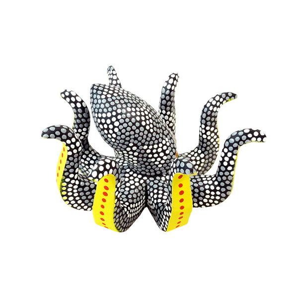 Saul Aragon: Little Sea Dancer Octopus Woodcarving