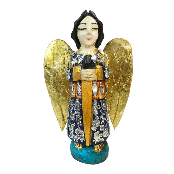 Milagros: Saint Michael the Archangel Sculpture Woodcarved