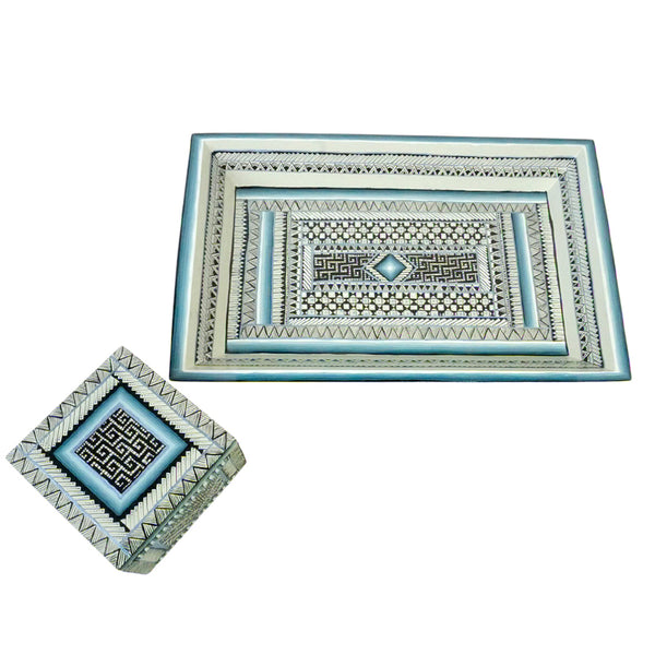 Susana Calvo: Box & Tray Set Woodcarving