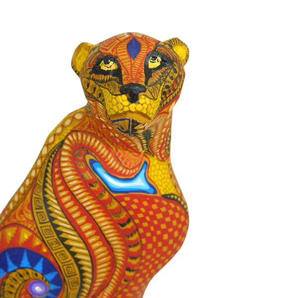Tribus Mixes: Cheetah Woodcarving