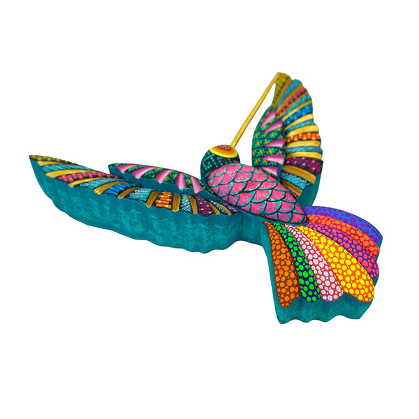 Veronica Calvo: Wall Hanging Hummingbird Woodcarving