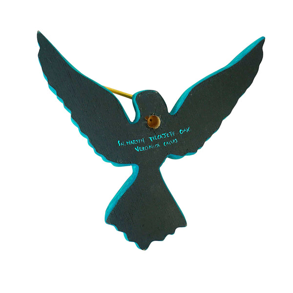 Veronica Calvo: Wall Hanging Hummingbird Woodcarving