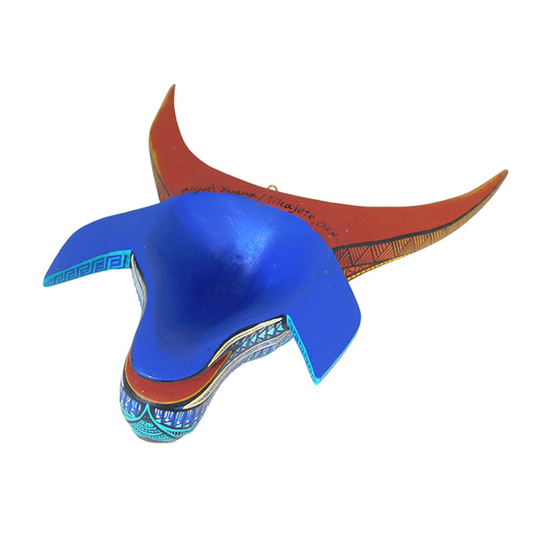 Miguel Xuana: Bull Mask Woodcarving