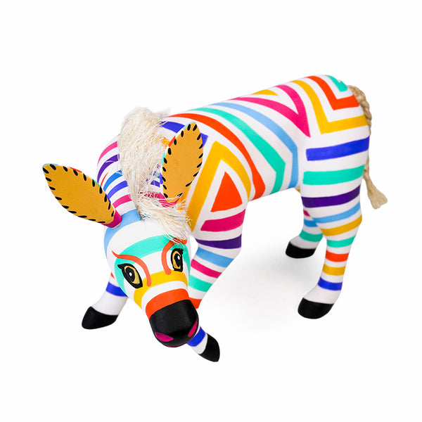Luis Pablo: Colorful Zebra Alebrije