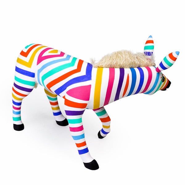 Luis Pablo: Colorful Zebra Alebrije