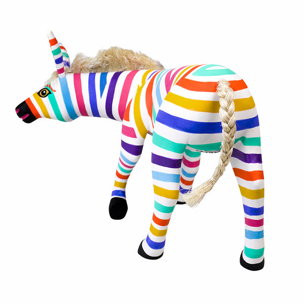 Luis Pablo: Colorful Zebra Alebrije