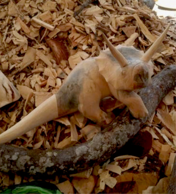 ON SALE Rocio Fabian: Spectacular Dinosaur Sculpture