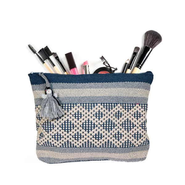 Bag Jalieza Blue Double Fretwork