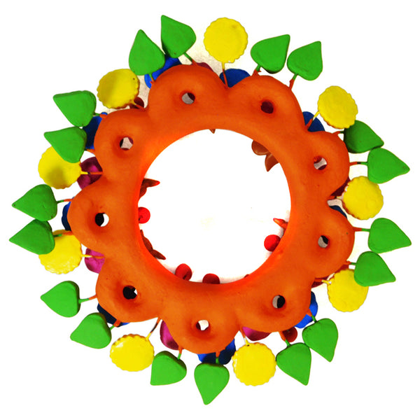 Hernandez Family: Small Metepec Wreath