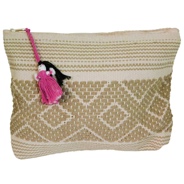 ON SALE Handwoven Bag Jalieza Beige-Cream