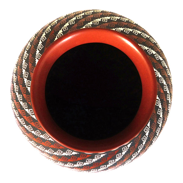 Enrique Pedregon: Tall Fretwork Olla