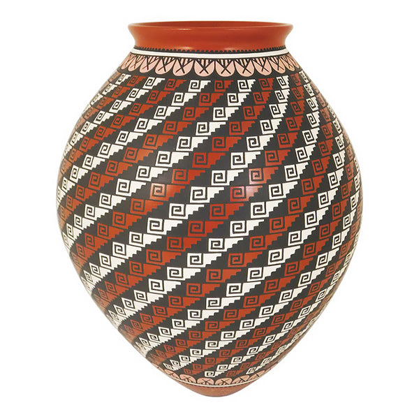 Enrique Pedregon: Tall Fretwork Olla