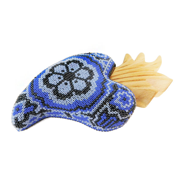 Huichol: Blue Heart