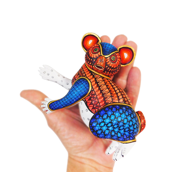 ON SALE Jesus Melchor: Baby Koala Woodcarving Alebrije
