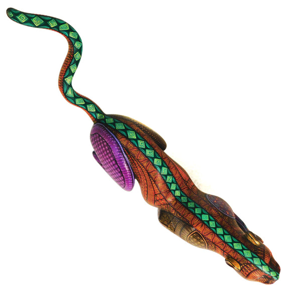 Jorge Vaszquez: Magnificent Fierce Jaguar Woodcarving