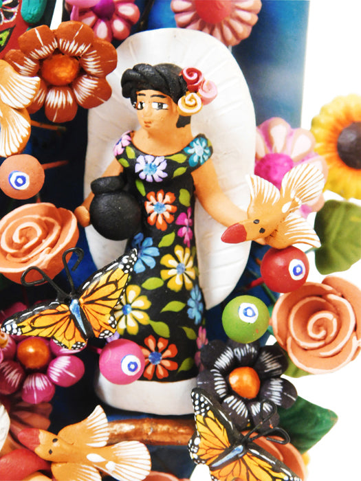 Juan Hernandez Family: Traditonal Dresses Tree of Life Metepec