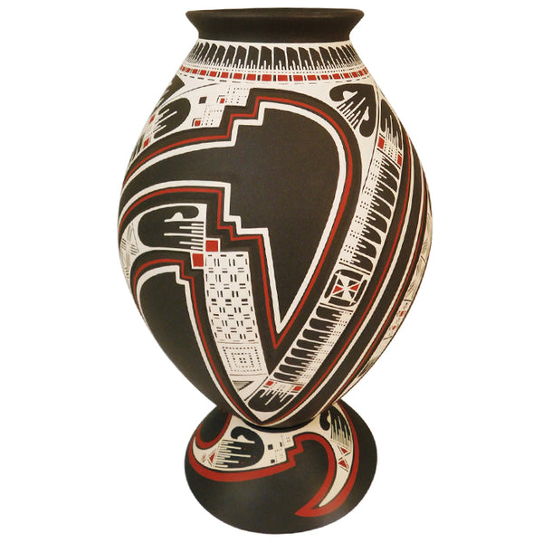 Lazaro Ozuna Silveira: Tall Mata Ortiz Olla