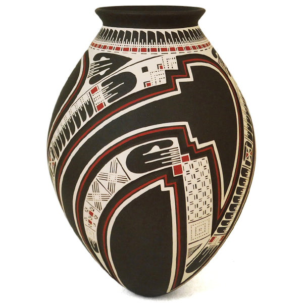 Lazaro Ozuna Silveira: Tall Mata Ortiz Olla