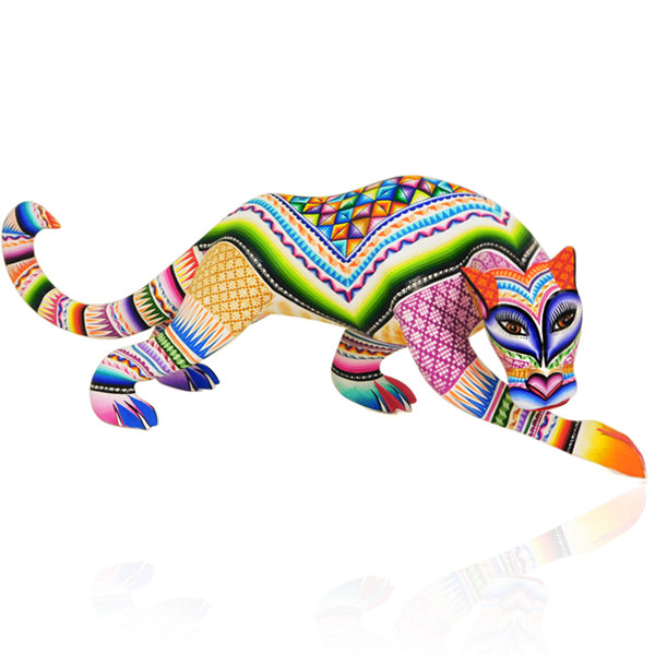 ON SALE Lucero Fuentes: Jaguar Woodcarving