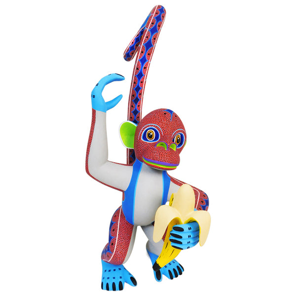 Narciso Gonzalez: Mischievous Monkey with Banana Sculpture