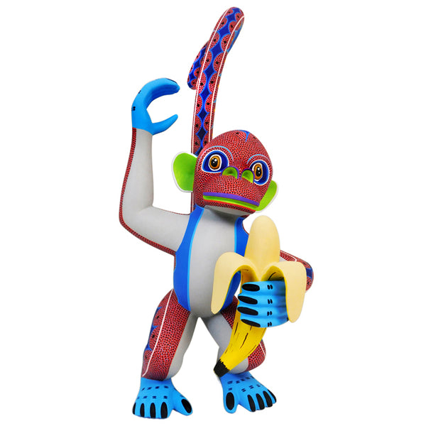 Narciso Gonzalez: Mischievous Monkey with Banana Sculpture