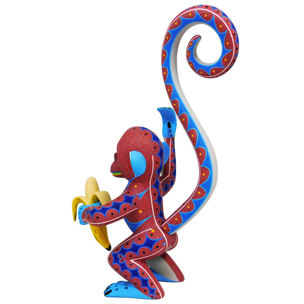 Narciso Gonzalez: Mischievous Monkey with Banana Sculpture