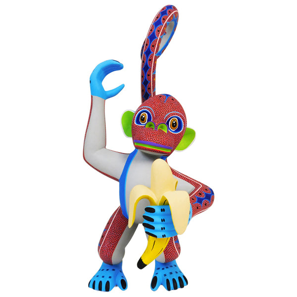 Narciso Gonzalez: Mischievous Monkey with Banana Sculpture