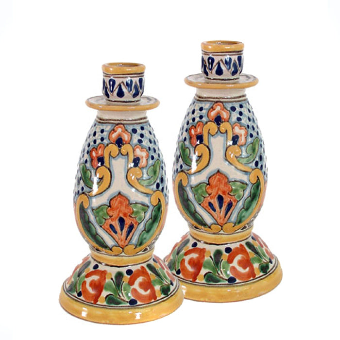 Talavera :Authentic Talavera Candleholders