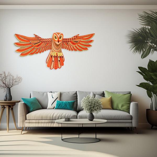 Isabel Fabian: Majestic Owl Wall Hanging Sculpture