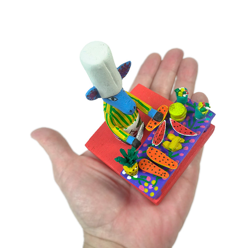 Maximino Santiago: Fruits Vendor Alebrije