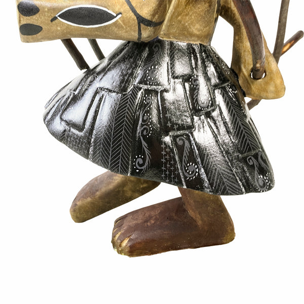 Martin Xuana: Alebrije carnival Dancer with Owl Mask