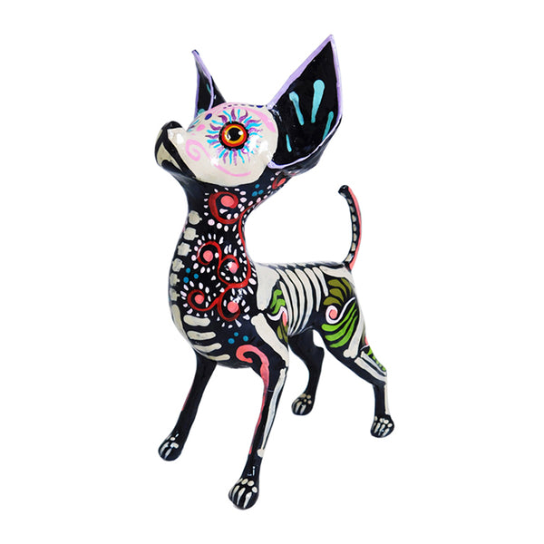 Paper Mache: Day of the Dead Skeleton Dog