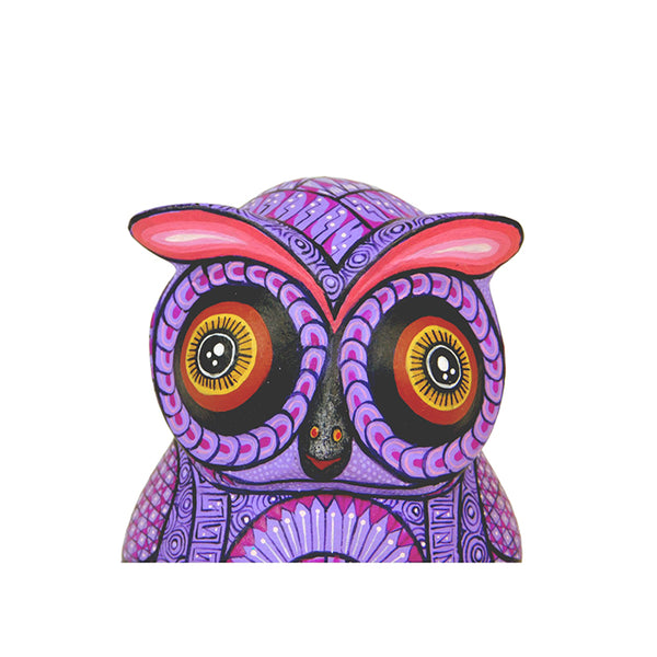 Anareli Hernandez: Fine Little Owl Woodcarving