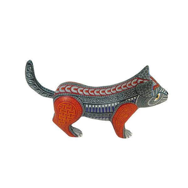 Anareli Hernandez: Little Dog Woodcarving