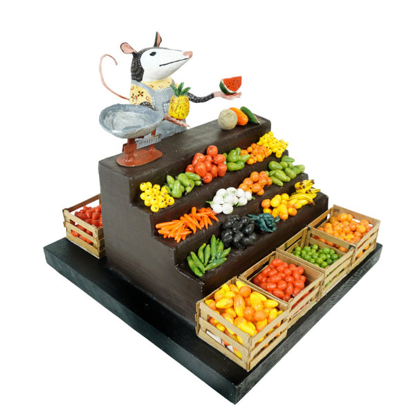 Antonio Alonso: Spectacular Fruit Market Vendor Paper Mache