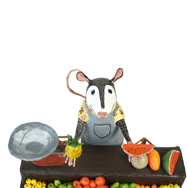 Antonio Alonso: Spectacular Fruit Market Vendor Paper Mache