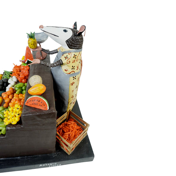 Antonio Alonso: Spectacular Fruit Market Vendor Paper Mache